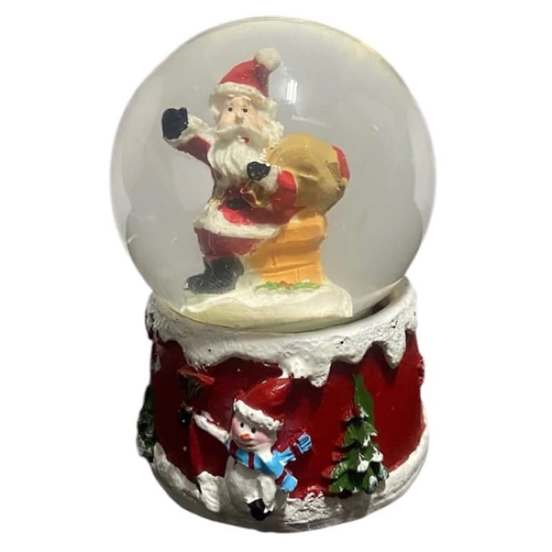 Globo de Natal Globo de Neve Bola de Agua Natalina Papai Noel Enfeite de Natal Festa