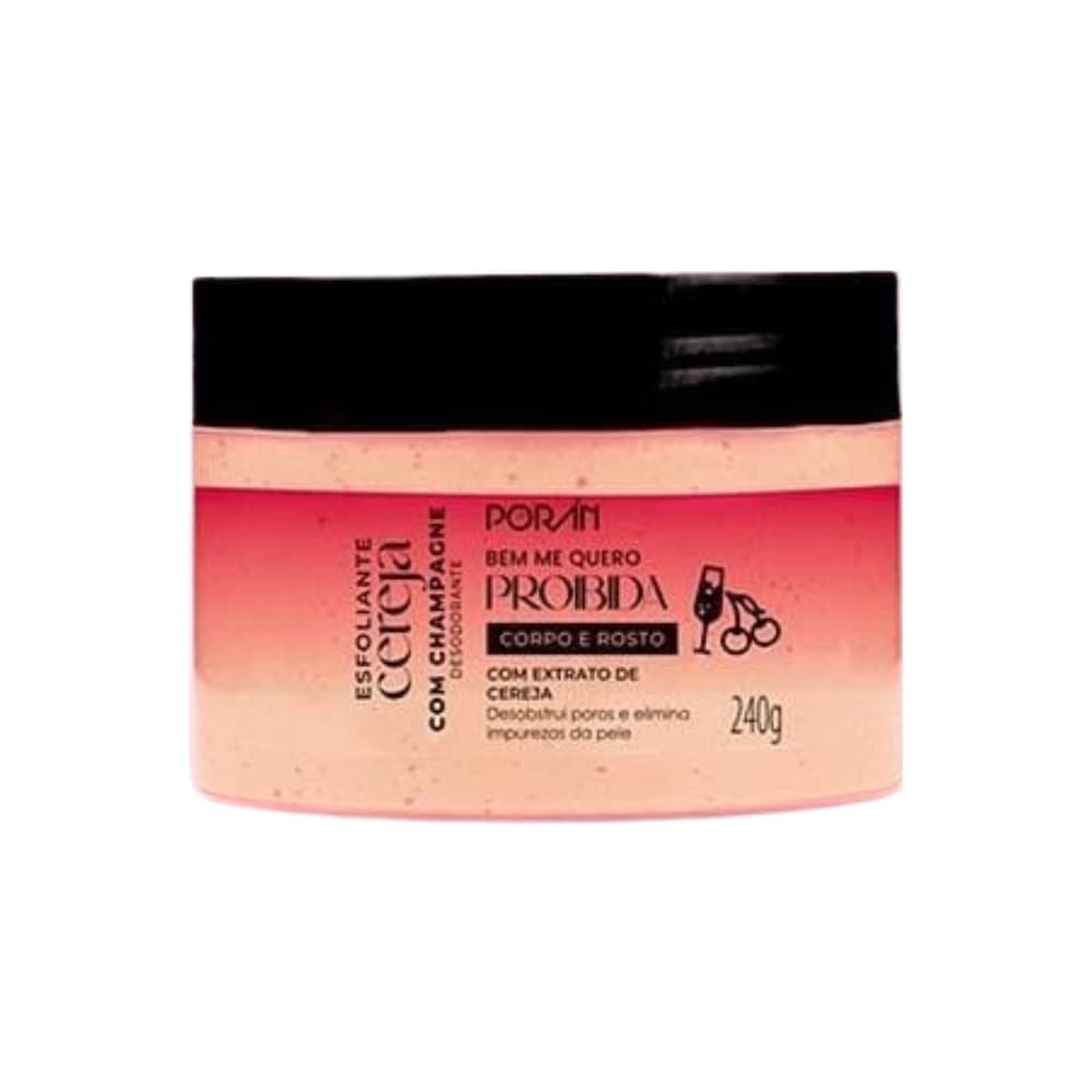Esfoliante Cereja com Champagne Poran - PR273