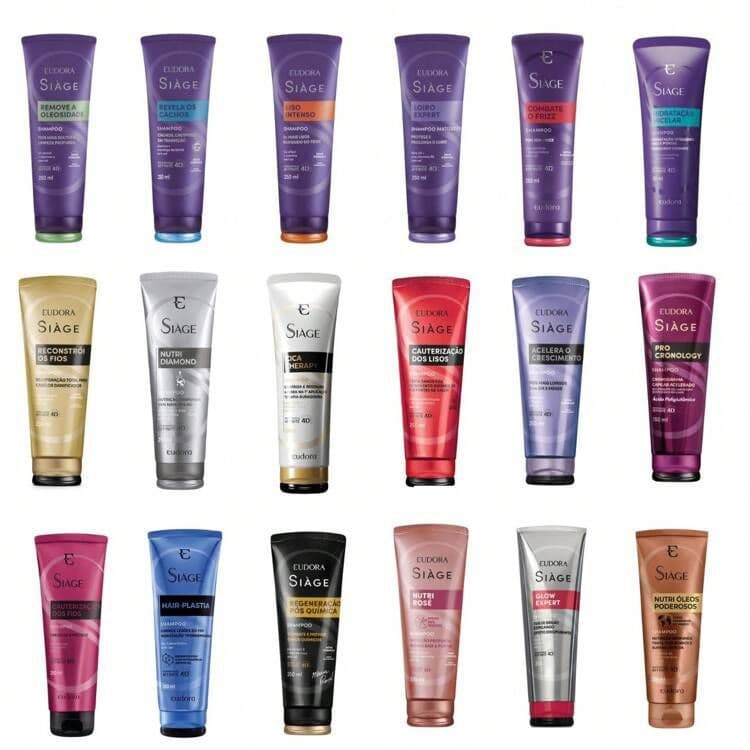 Shampoo Siàge/Instance Eudora 250ml  (Escolha a linha)