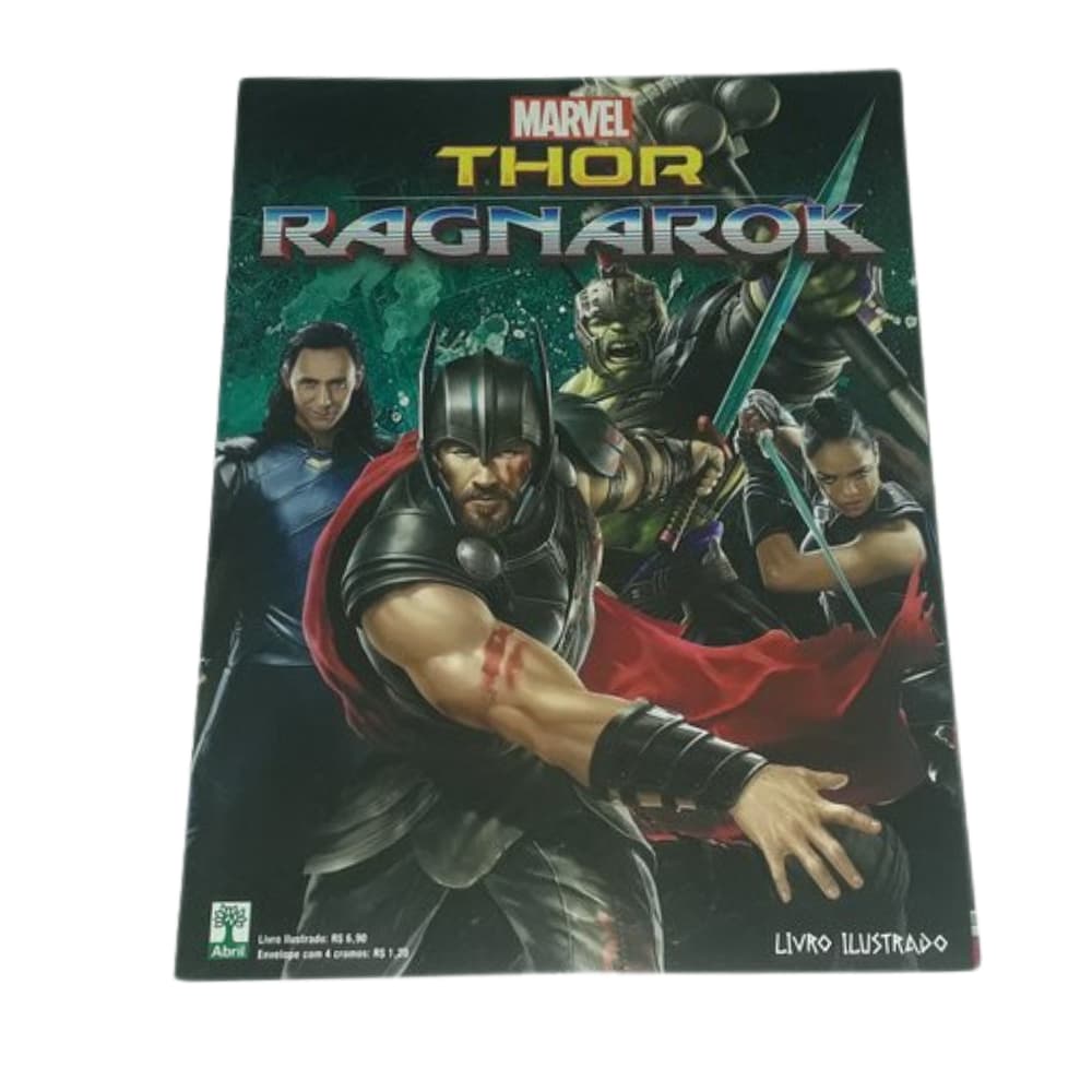 Álbum Thor Ragnarok  - ( editora Abril 2017)