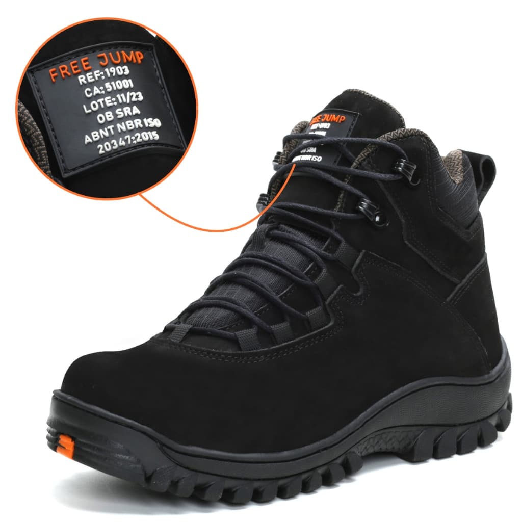 Bota De Segurança Feminina E Masculino Com Ca Bico Pvc Serviços Gerais