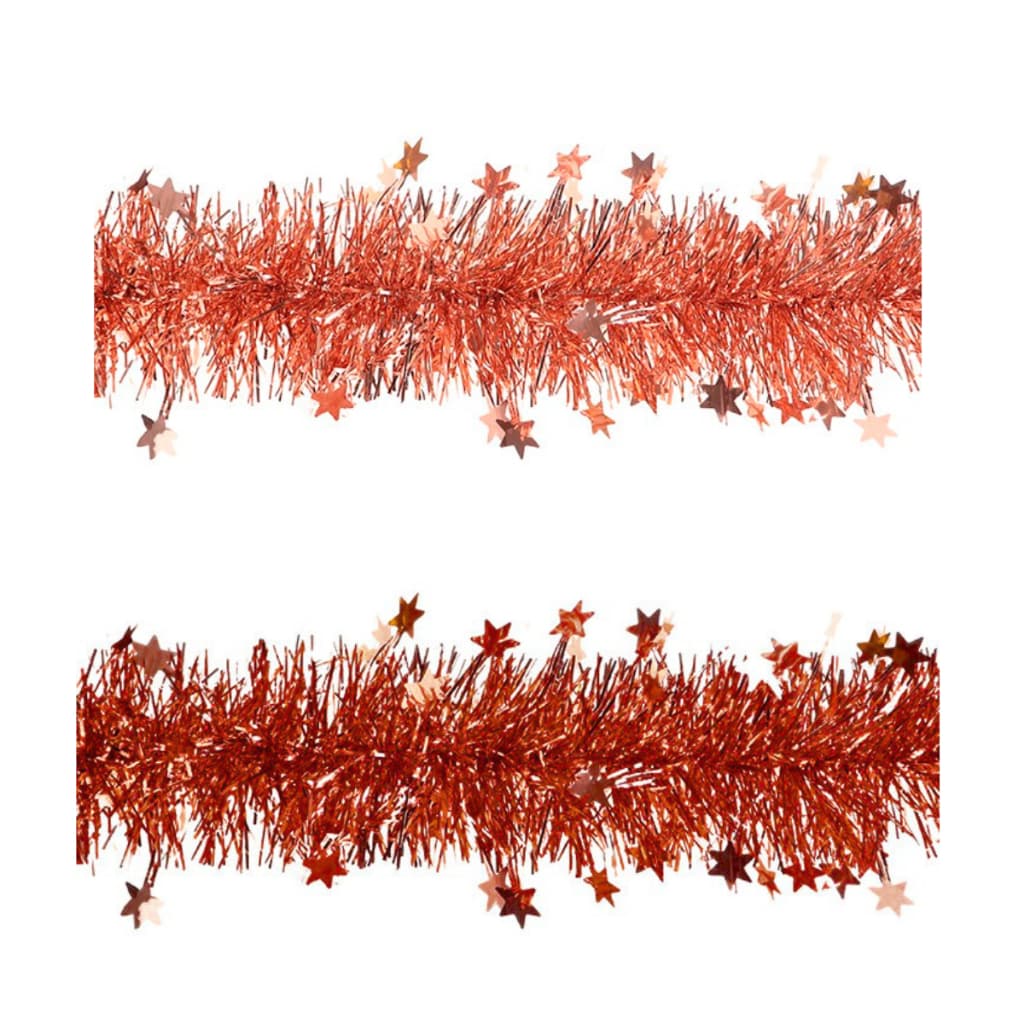 Festao estrela rose / vermelho 6cmx2m