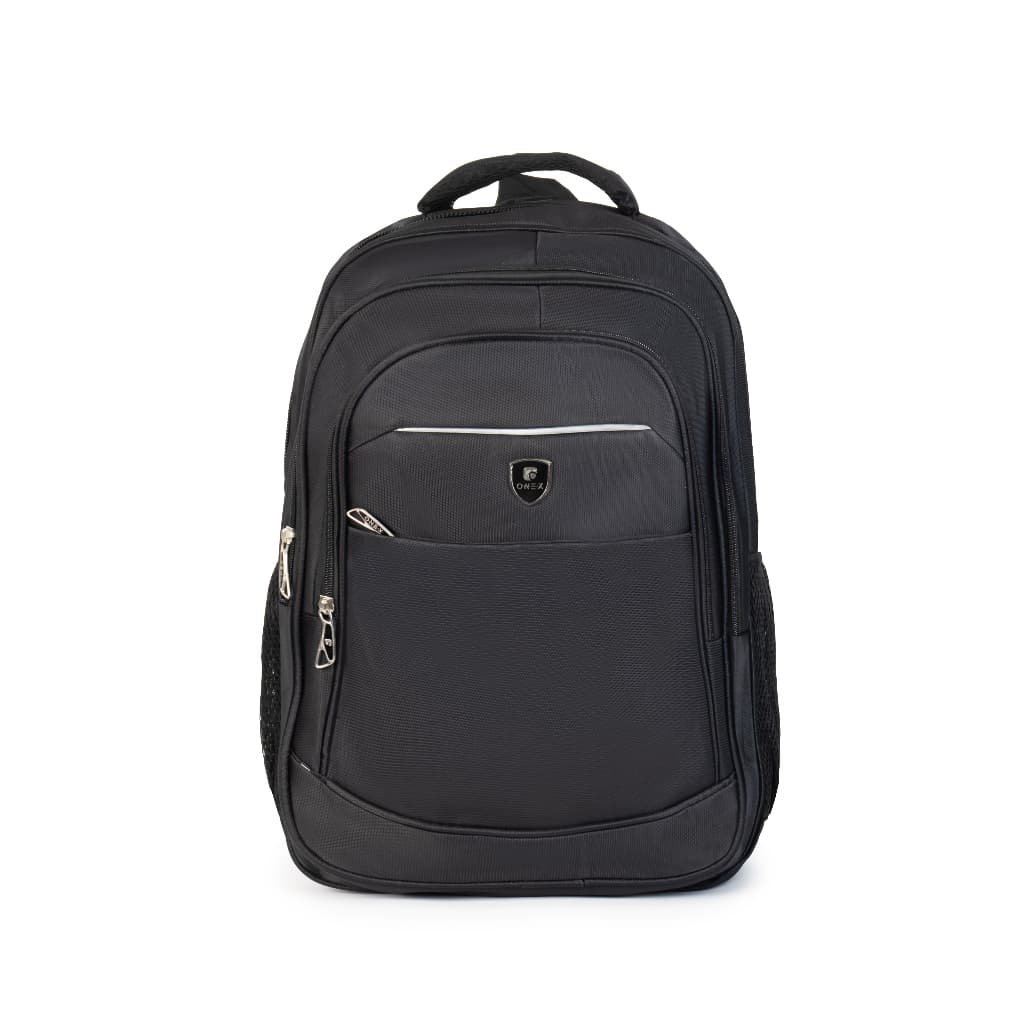 Bolsa Mochila de Couro Universitária Unissex Feminina Masculina Grande Reforçada Com Cabo de Aço