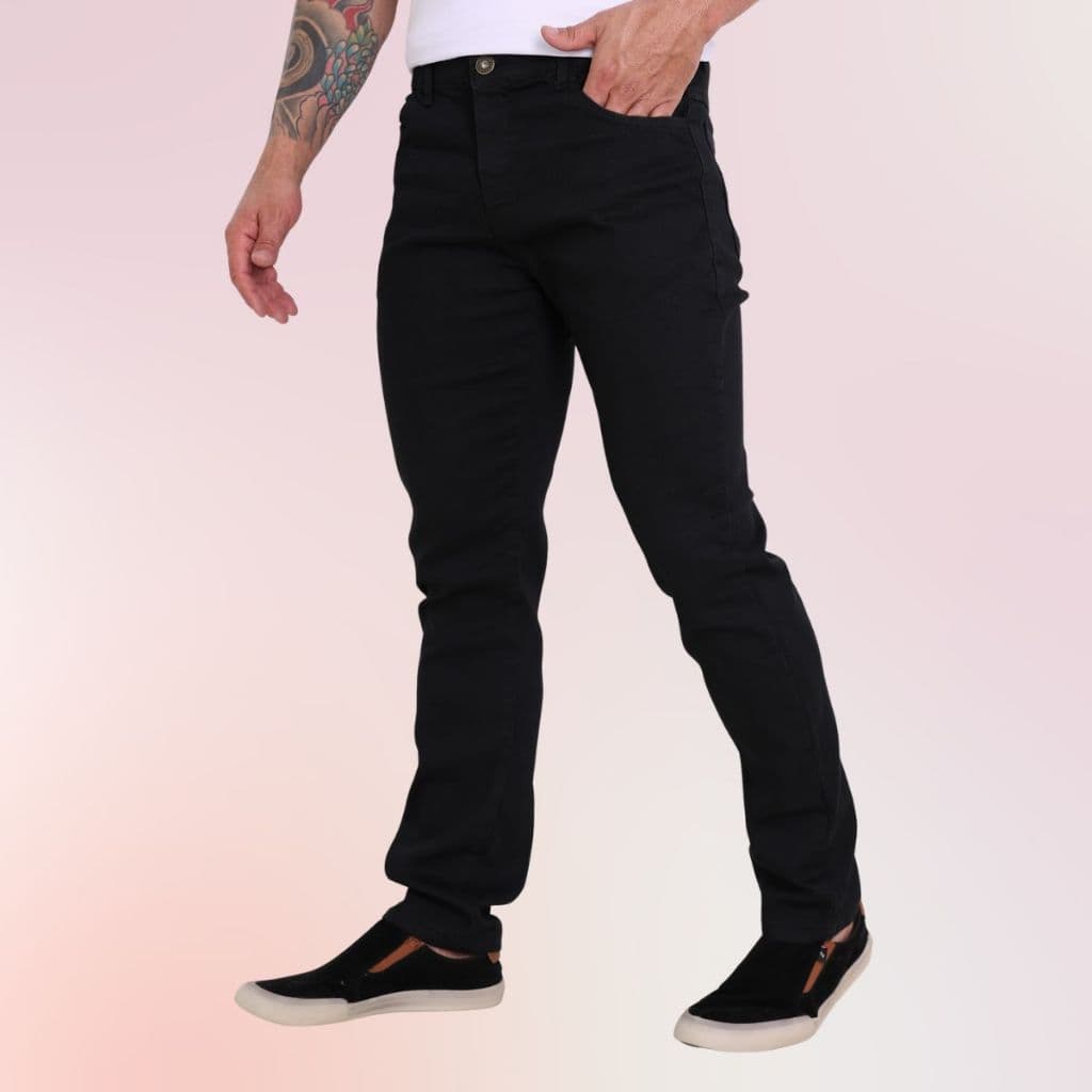 Calça Jeans Masculina Slim Destroyed Moda Tendência Linha Premium Original Elastano Roupas direto da fábrica Envio