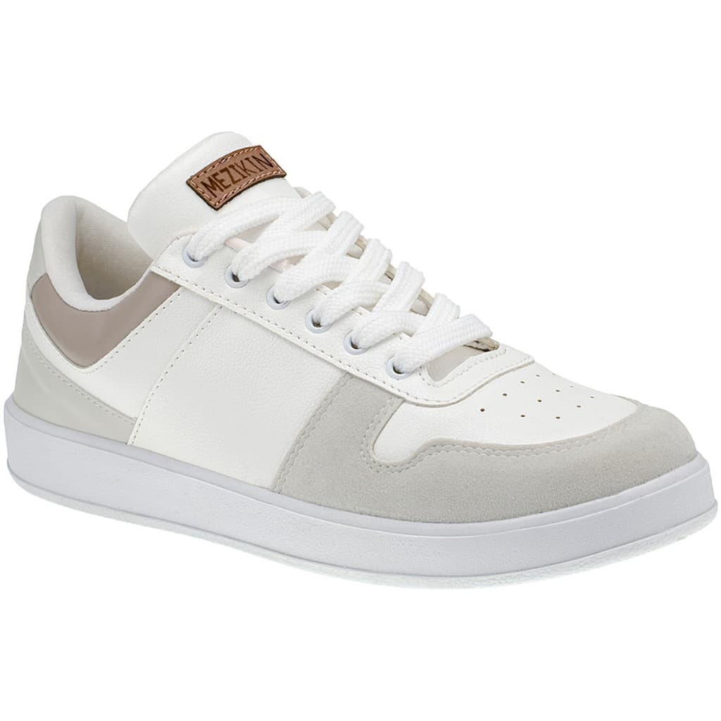 Tenis Feminino Casual Macio Cores Cinza Colorido Estiloso Amarrar 7802