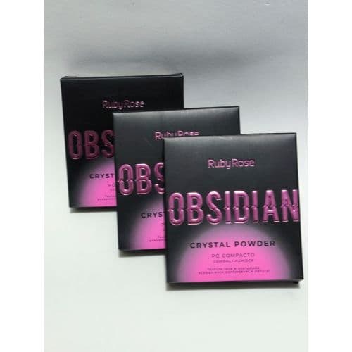 PÓ COMPACTO OBSIDIAN RUBY ROSE