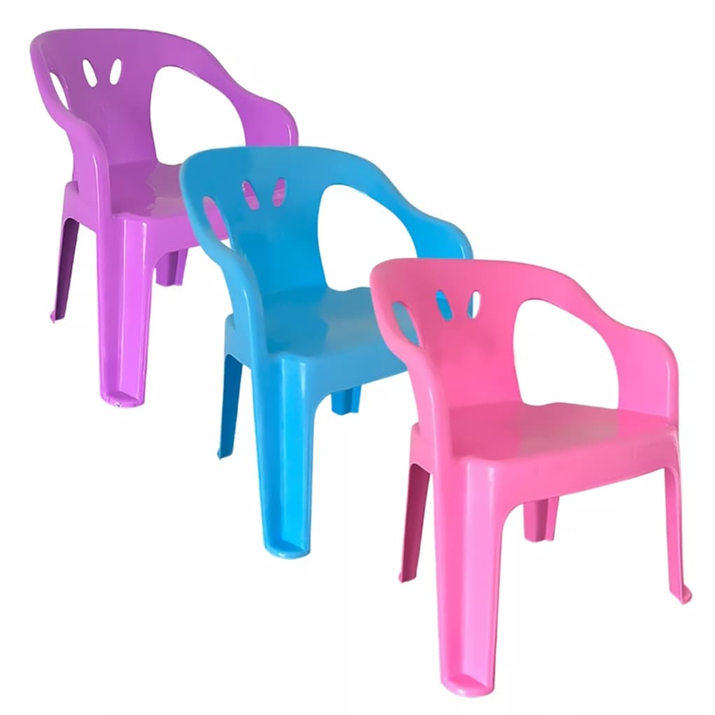 Cadeira Mini Poltrona Infantil De Plástico