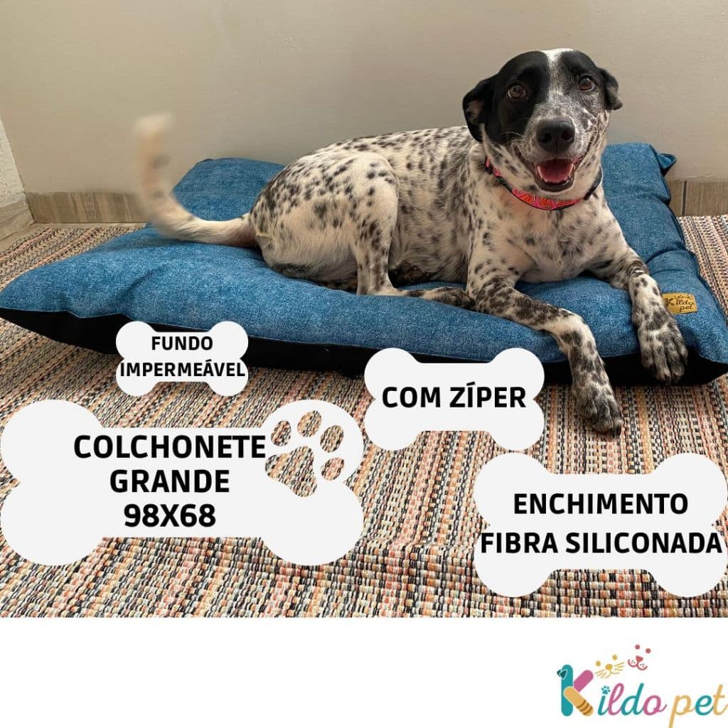 Colchonete para cachorro e Gato Kildopet Almofada pet Grande Cama para cachorro
