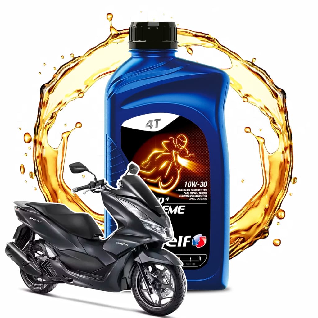 Óleo Para Honda Pcx Elf Semissintético 10w-30 Xtreme