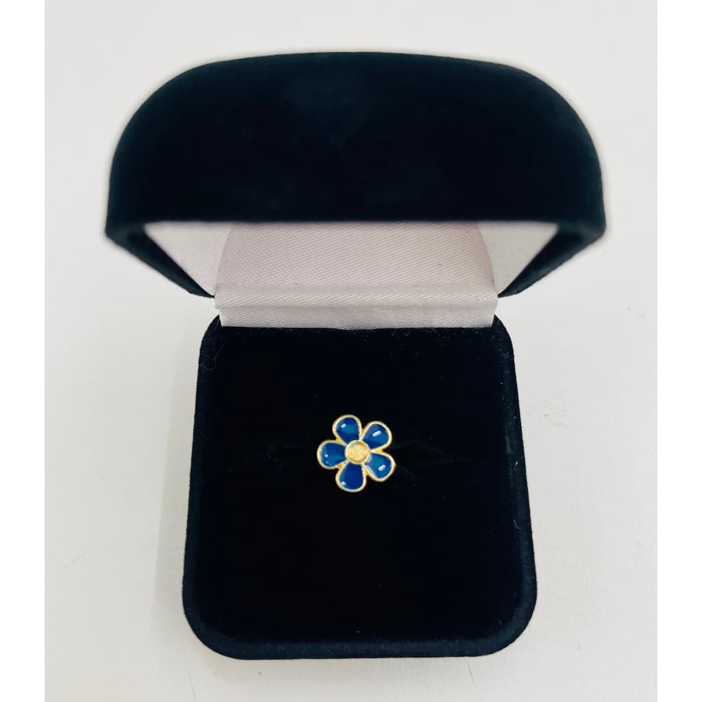 PIN Botom maçonaria acácia flor azul