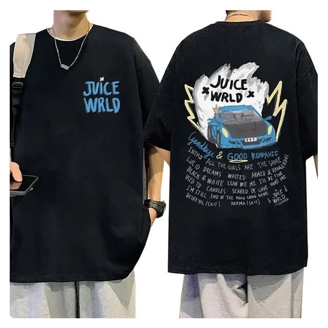 Camiseta CARRO JIUCE WRLD F/C Street algodão super confortavel Basica Manga Curta Camisa Only