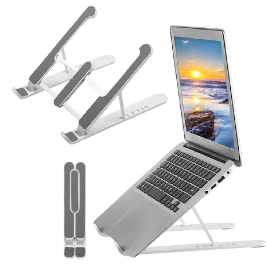 Suporte Notebook Tablet Base Regulável Premium Home Office ABS Cores