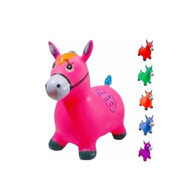 Cavalinho Upa Upa inflavel Pocoto Brinquedo Pula Pula Musica Infantil Com Musica e Led