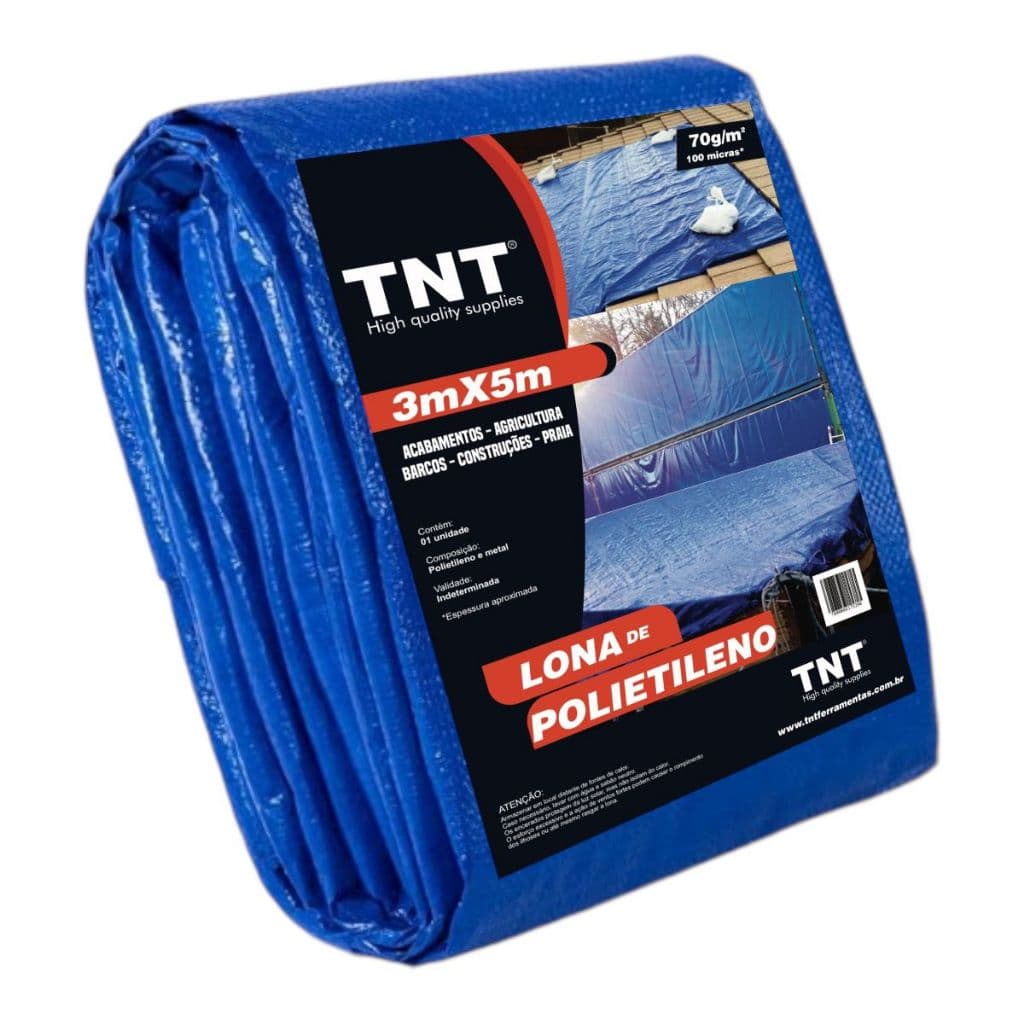 Lona 3x5 Azul Impermeavel Piscina Barraca Camping Telhado