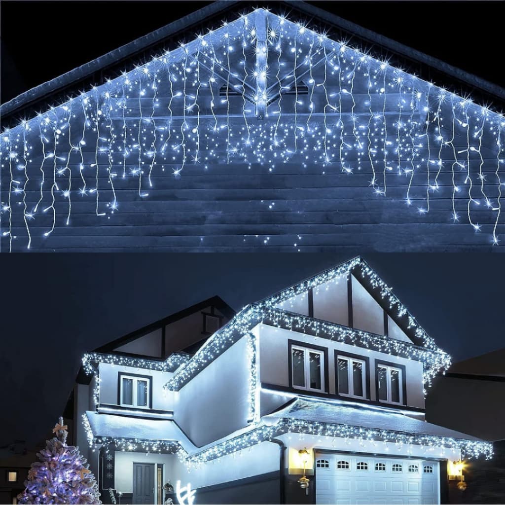 Cascata Fixa 200 LEDs 5,5m – Decoração Natalina 110 ou 220V Diversas cores
