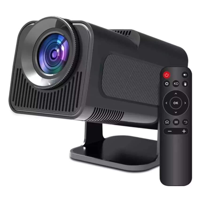 Mini Projetor 4K Ultra HD Portátil Pro Android com Wi-Fi 6 e Bluetooth 5.0