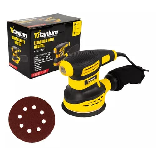 Lixadeira Roto Orbital Titanium Pro 5 Pol 125mm 250w 110v