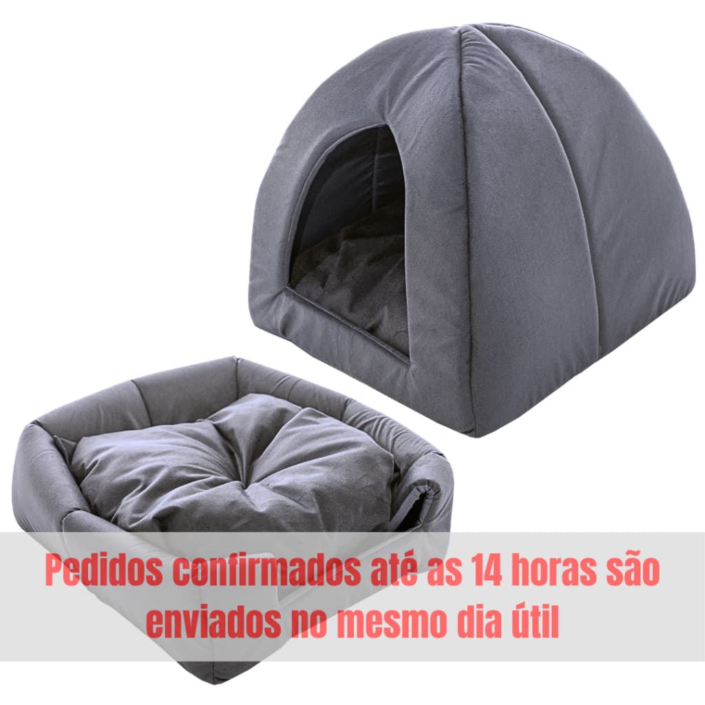 Cama Caminha Iglu Toca Casinha Com Almofada Inverno E Verão Para Cachorro E Gato