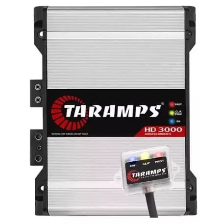 Modulo Amplificador Taramps Hd 3000 Potencia 3000 Watts Grave Para Carro Som Forte Automotivo