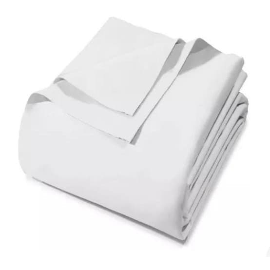 Lençol Branco Sem Elástico Padrão Presidio Cpd