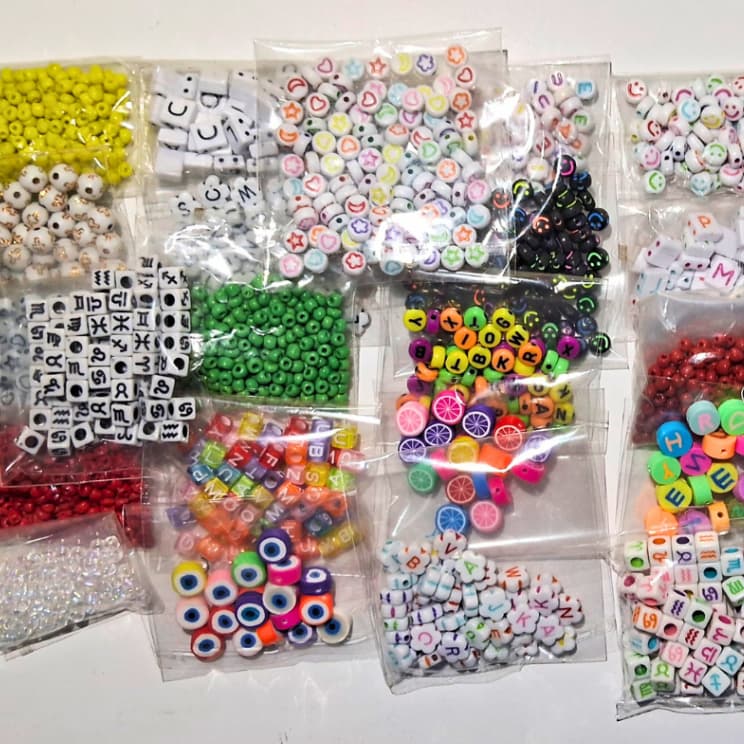 Miçangas Variadas Sortidas Para Pulseira Artesanato Colares 1200pçs