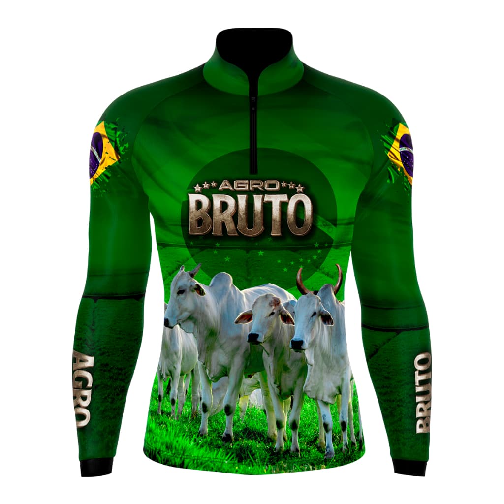Camiseta blusa camisa Gado Agricultor fazenda com proteção UV50+