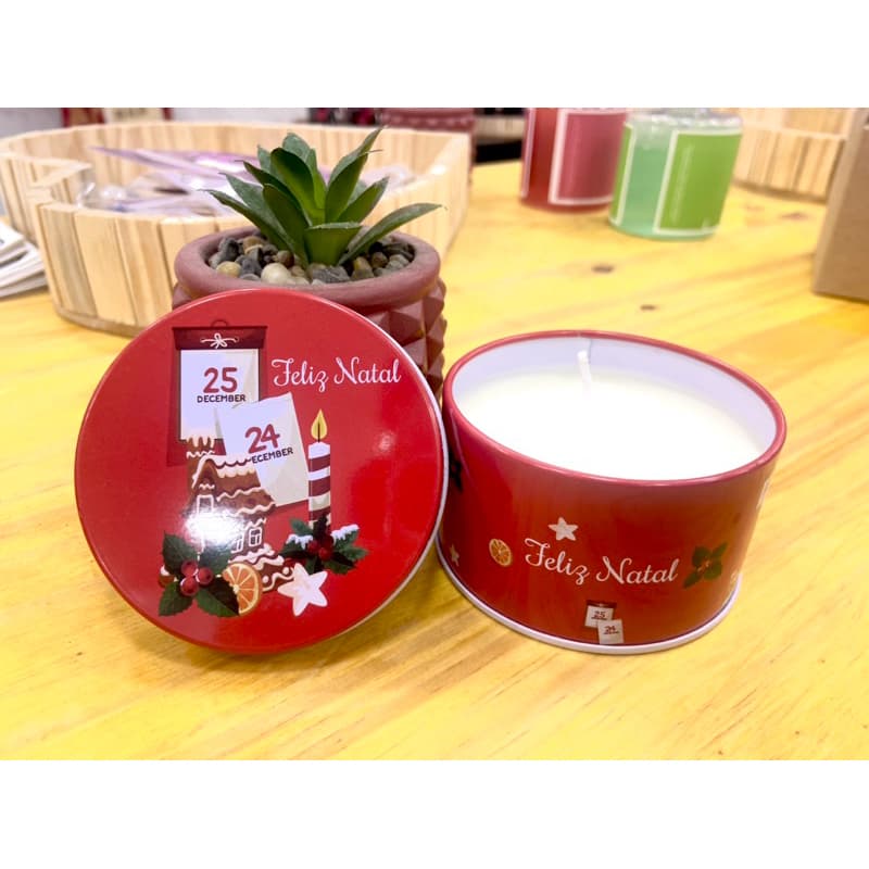 Velas Natalinas (Cera de Coco) 100g