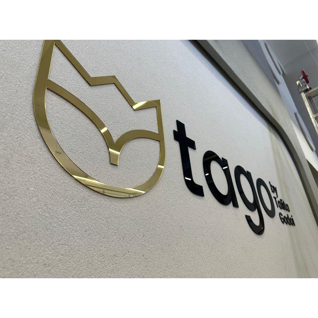 Letras em Acrílico Espelhado | Logomarca em Acrílico 2mm Premium