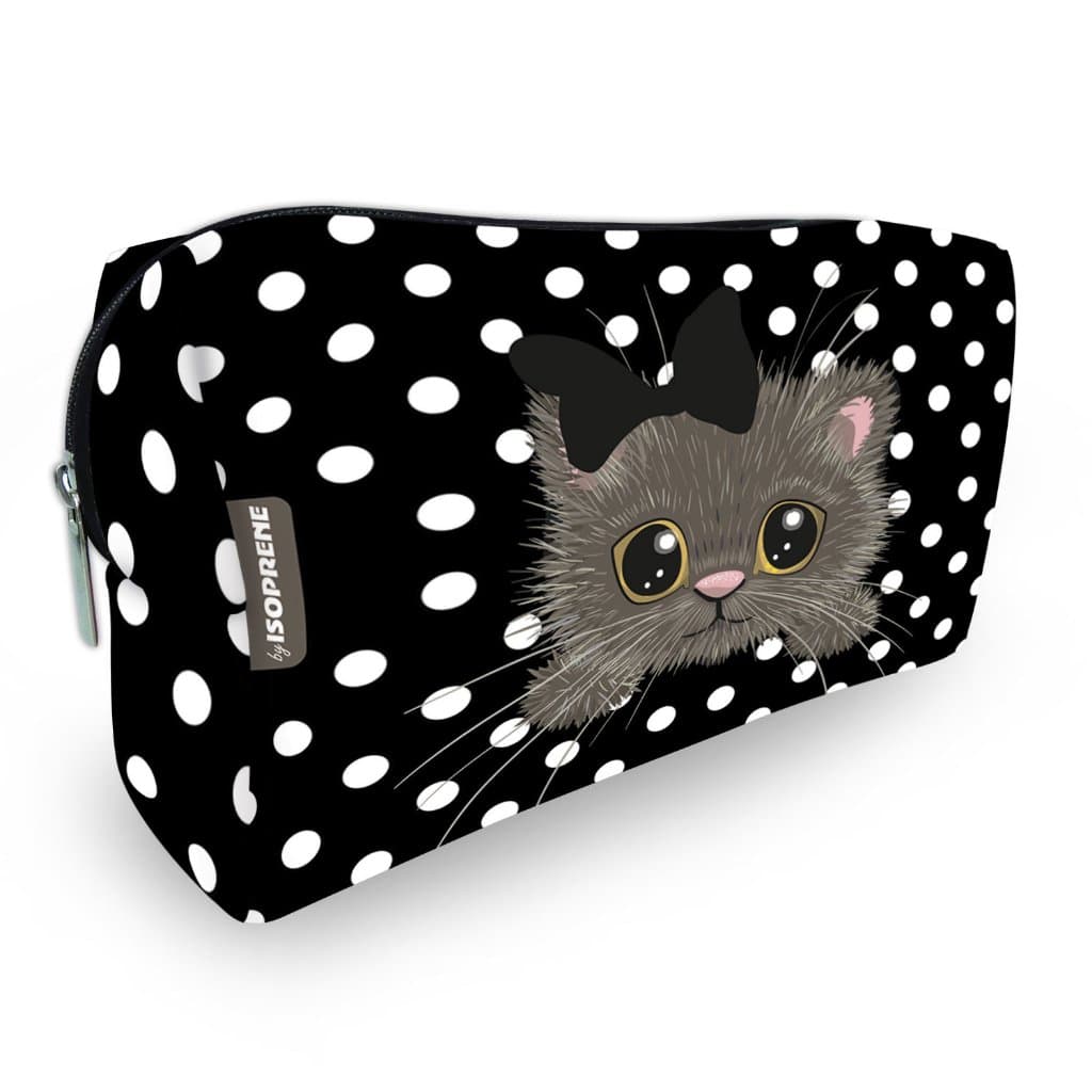 Necessaire Plus Bolsa Feminina Gatinho Poá SEM ALÇA ENVIO IMEDIATO Coleção 2024 2025