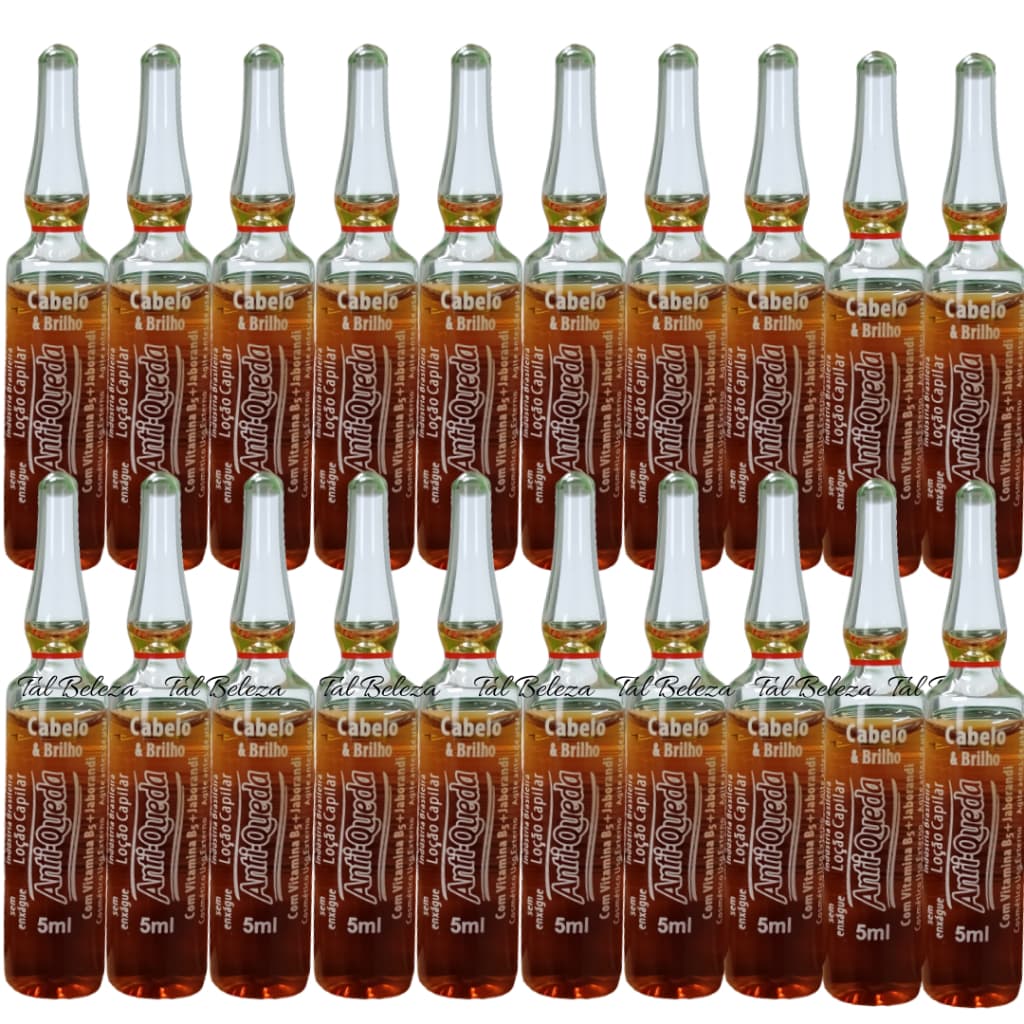 Loção Antiqueda C&B Arovitel 5ml Kit com 20 ampolas