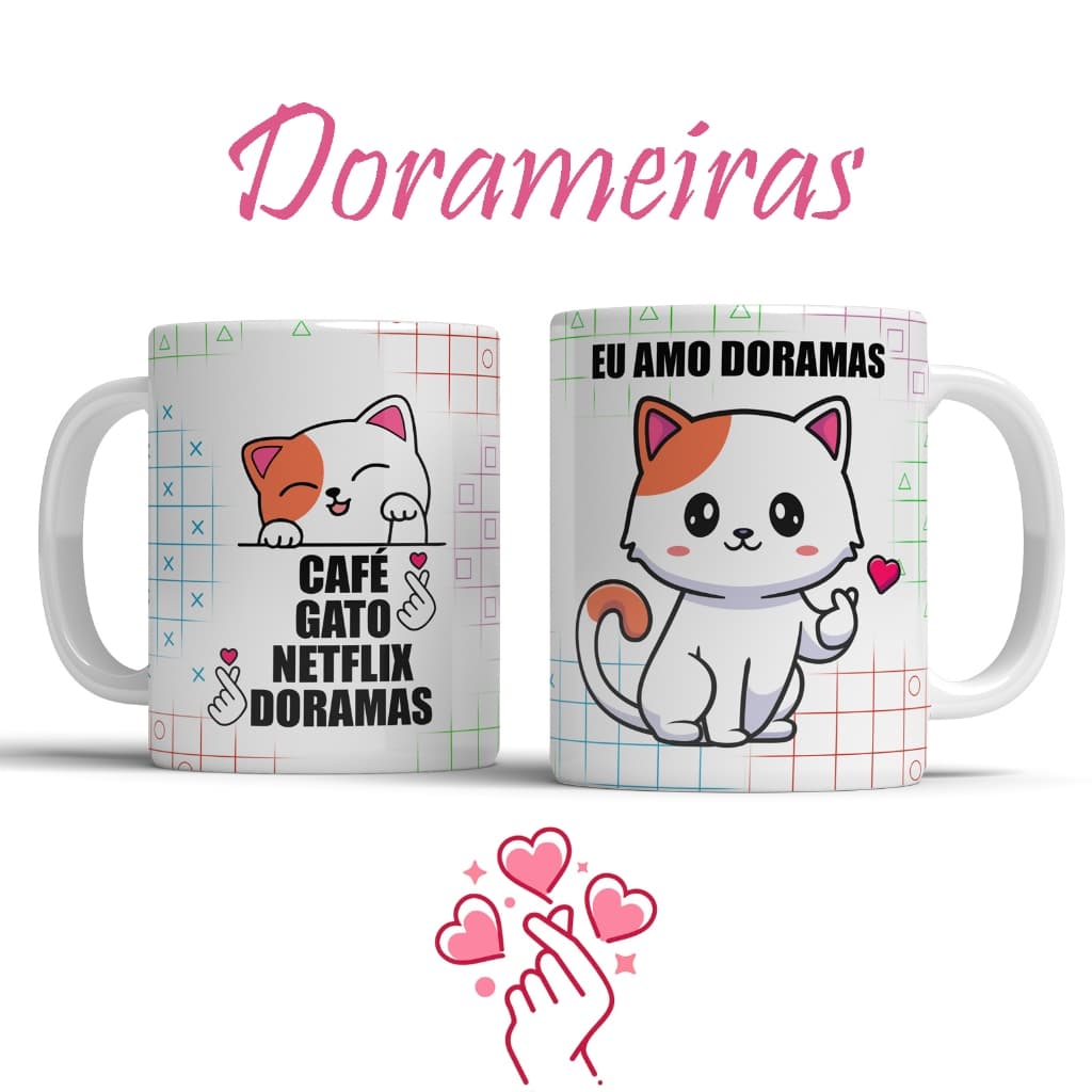 Caneca Dorameiras - Varios Modelos