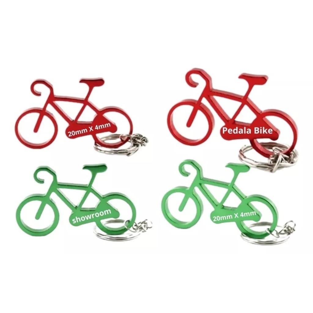15 Chaveiro Personalizado Mini Bike Colorido a Laser com sua Marca