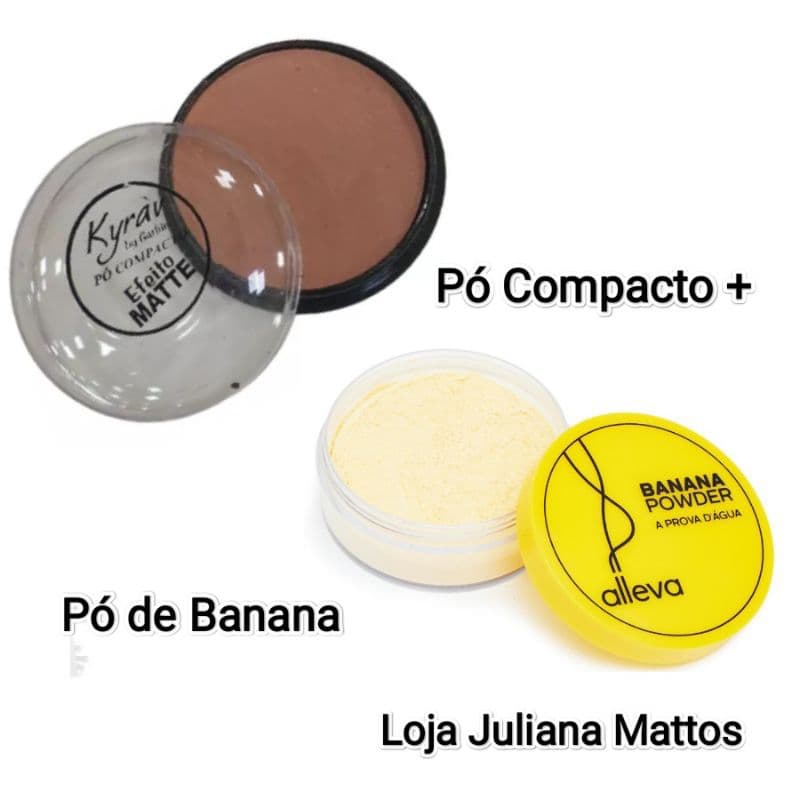 Pó de Banana + Pó Compacto