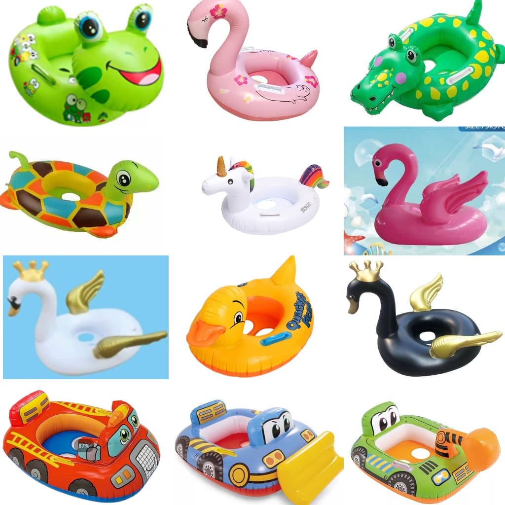 Boia Infantil Pezinho Bichinhos Inflável Piscina Verão Diversos Modelos, Fanwix