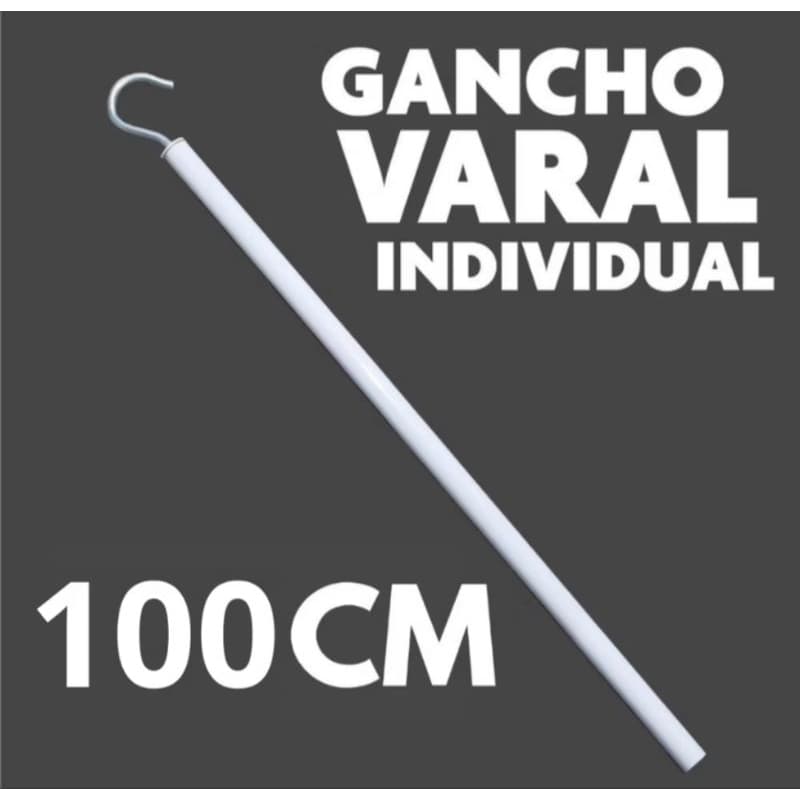 HASTE PUXADOR DE VARETAS COM GANCHO PARA VARAL INDIVIDUAL (1 METRO)