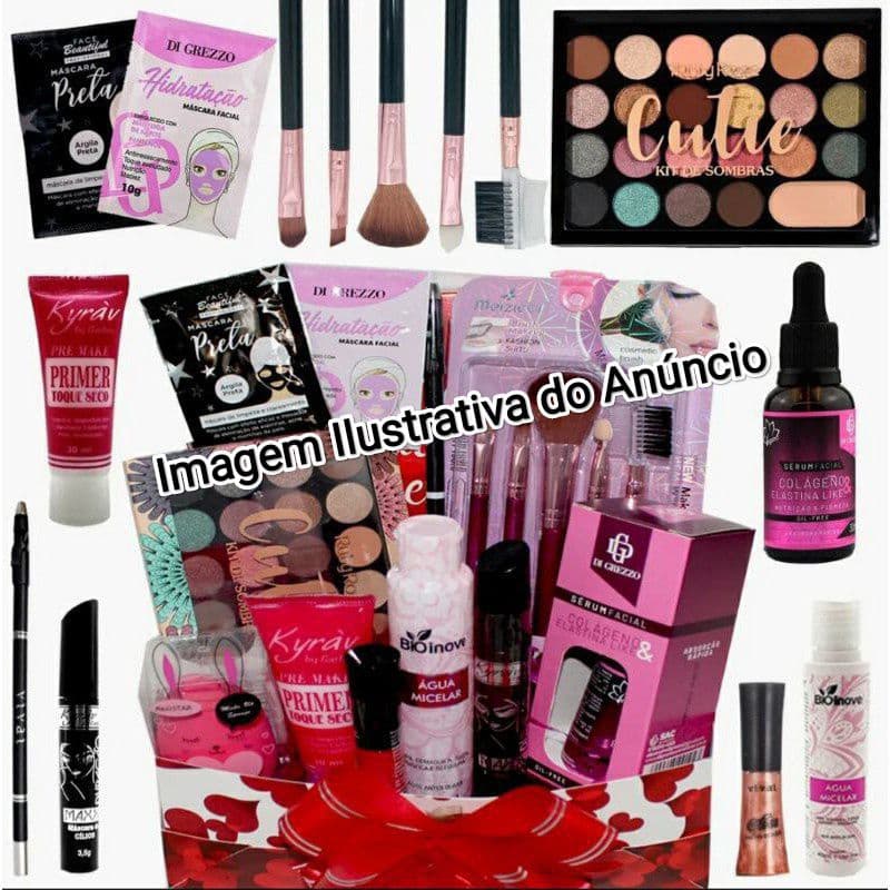 Kit com 8 produtos de Beleza Itens na Descrição