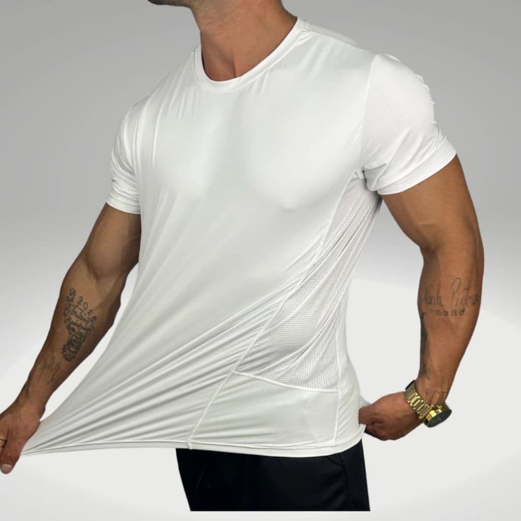 Camiseta Masculina Manga Curta UV 50+