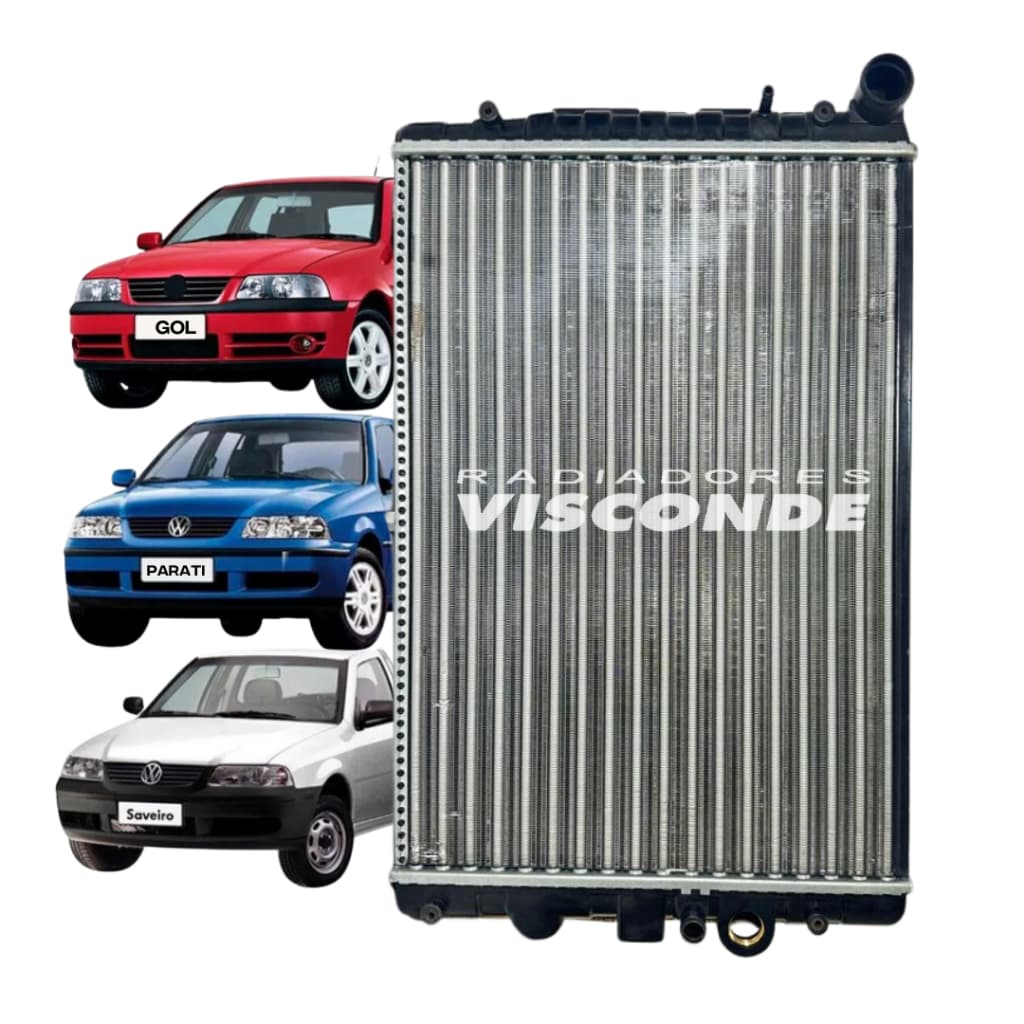 Radiador Visconde Gol Parati Saveiro G2 G3 G4 Ap 1.6 1.8 2.0 95 98 2001 2004 2007 2009 2012