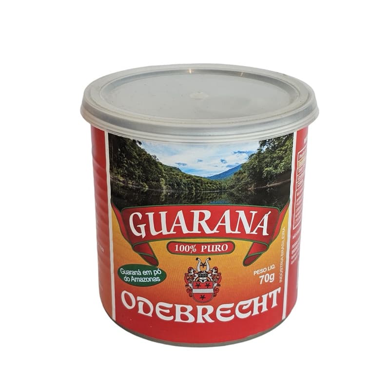 Guaraná Odebrecht em pó da Amazonia 100% Puro 70g