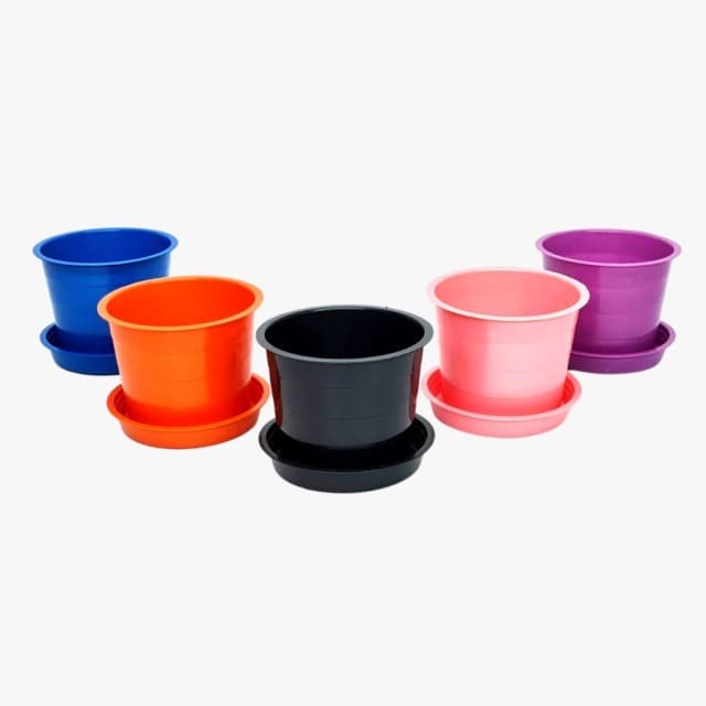 Kit C/10 Vasos Com Prato Nº11