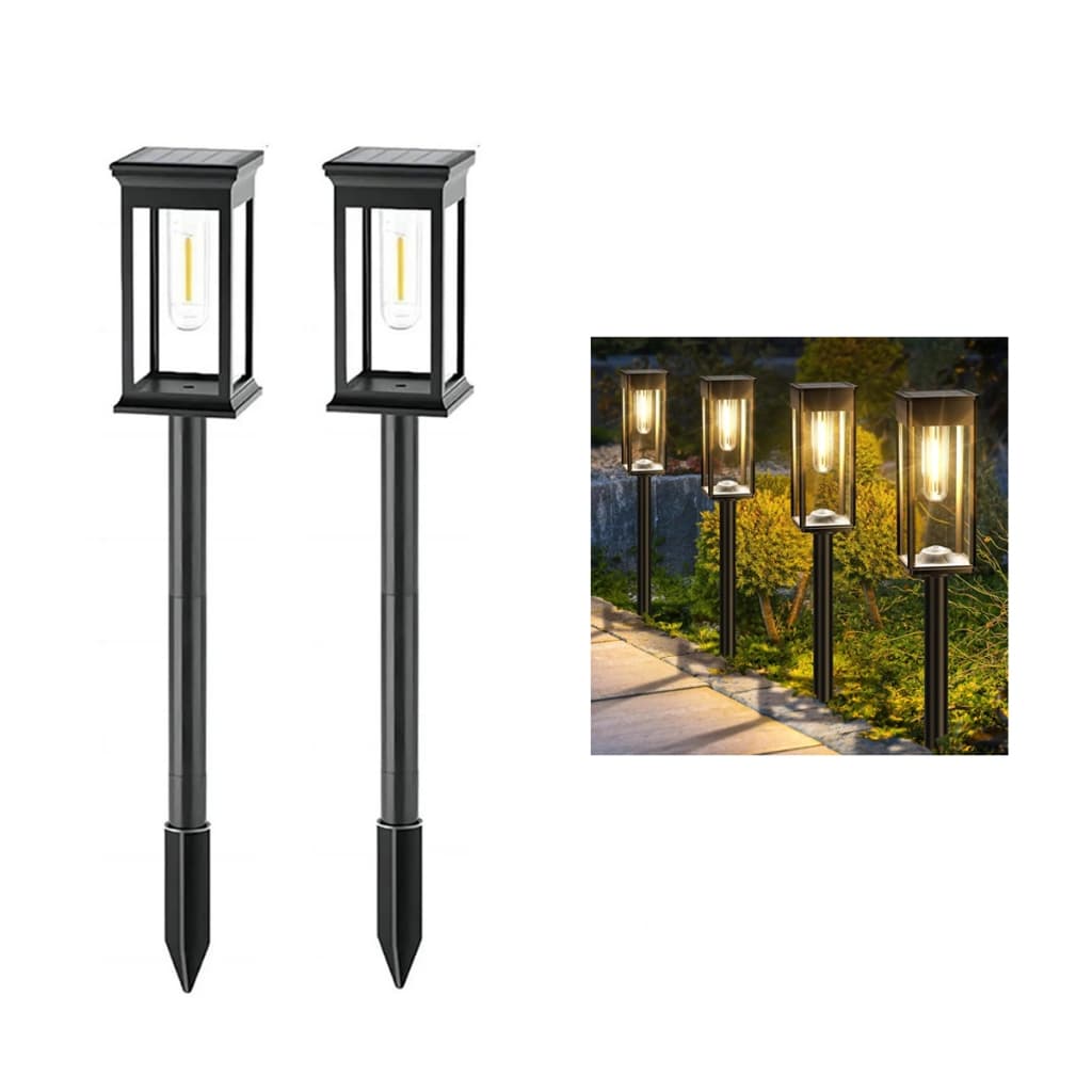 luminária espeto spot jardim iluminação solar bateria recarregável 100% ecológica ilumina caminhos