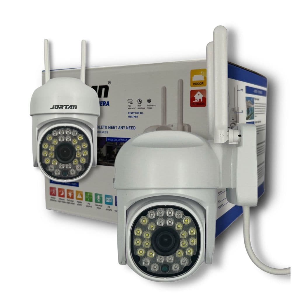 Câmera Wi-Fi Jortan Full HD com Visão Noturna e Proteção IP66