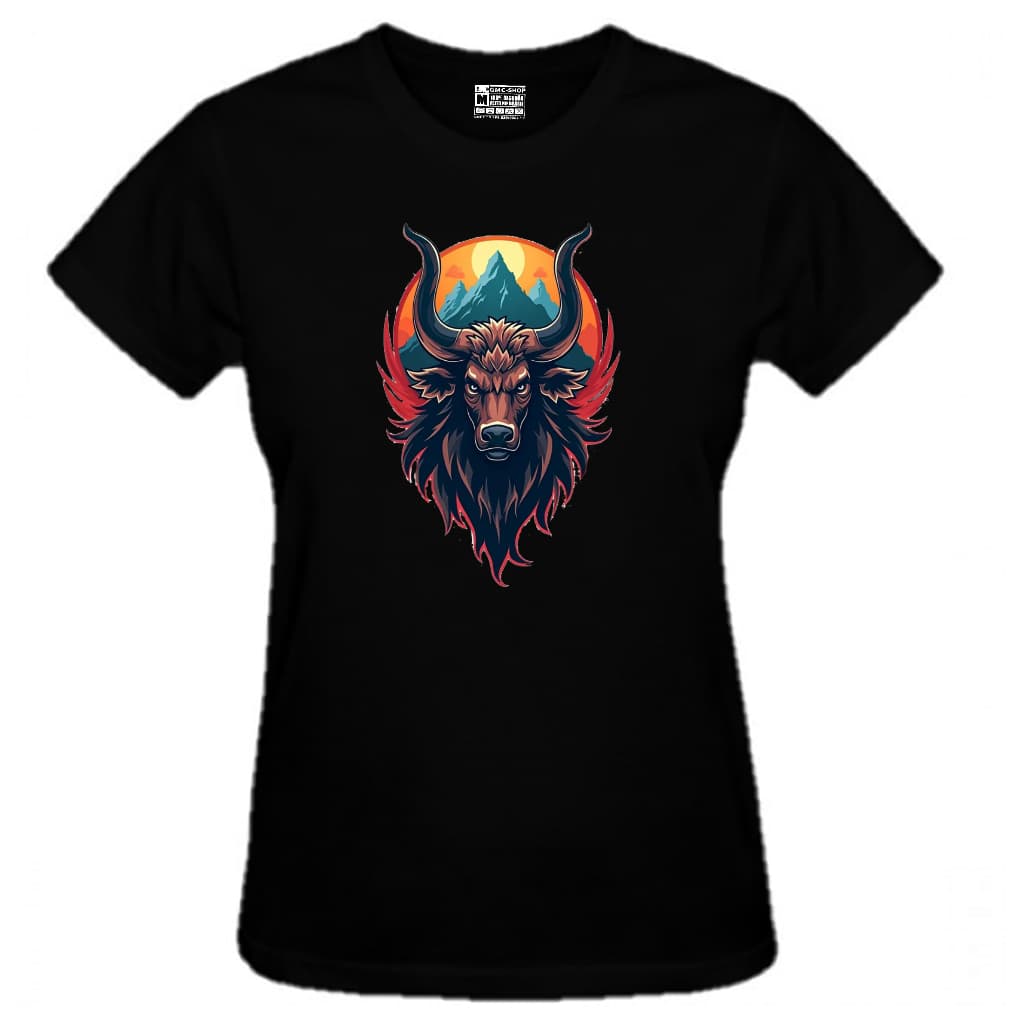 Camiseta Baby Look Lançamento Touro Country Tecido de Alta Qualidade 100% Algodão
