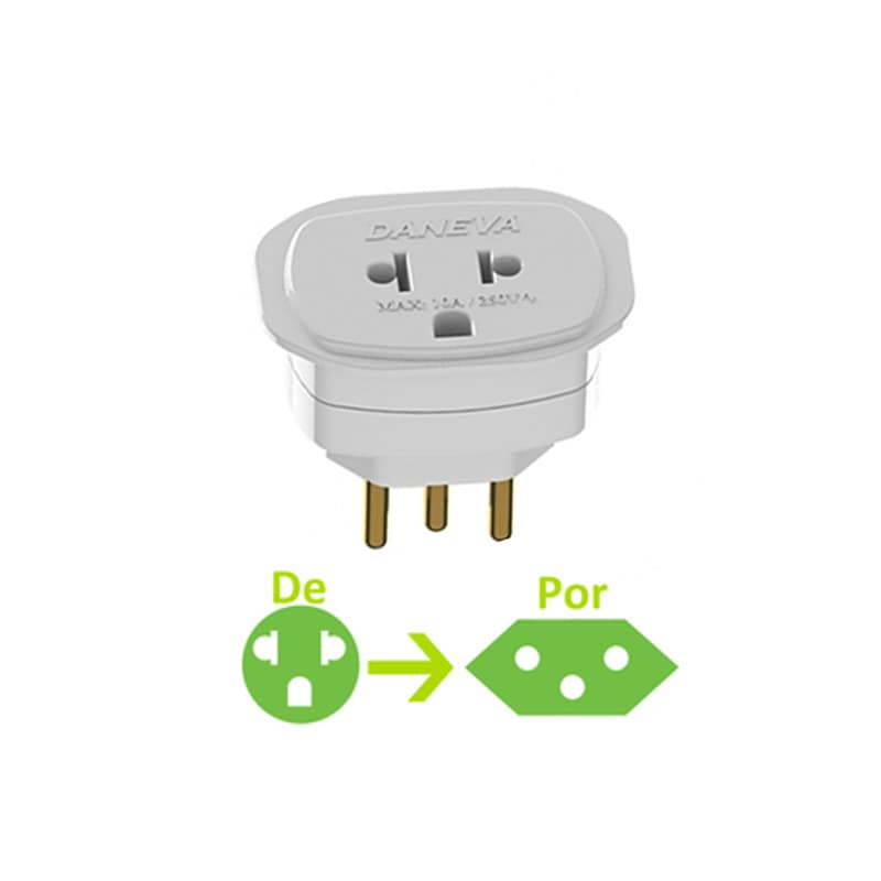 Adaptador De Tomada 3P Universal