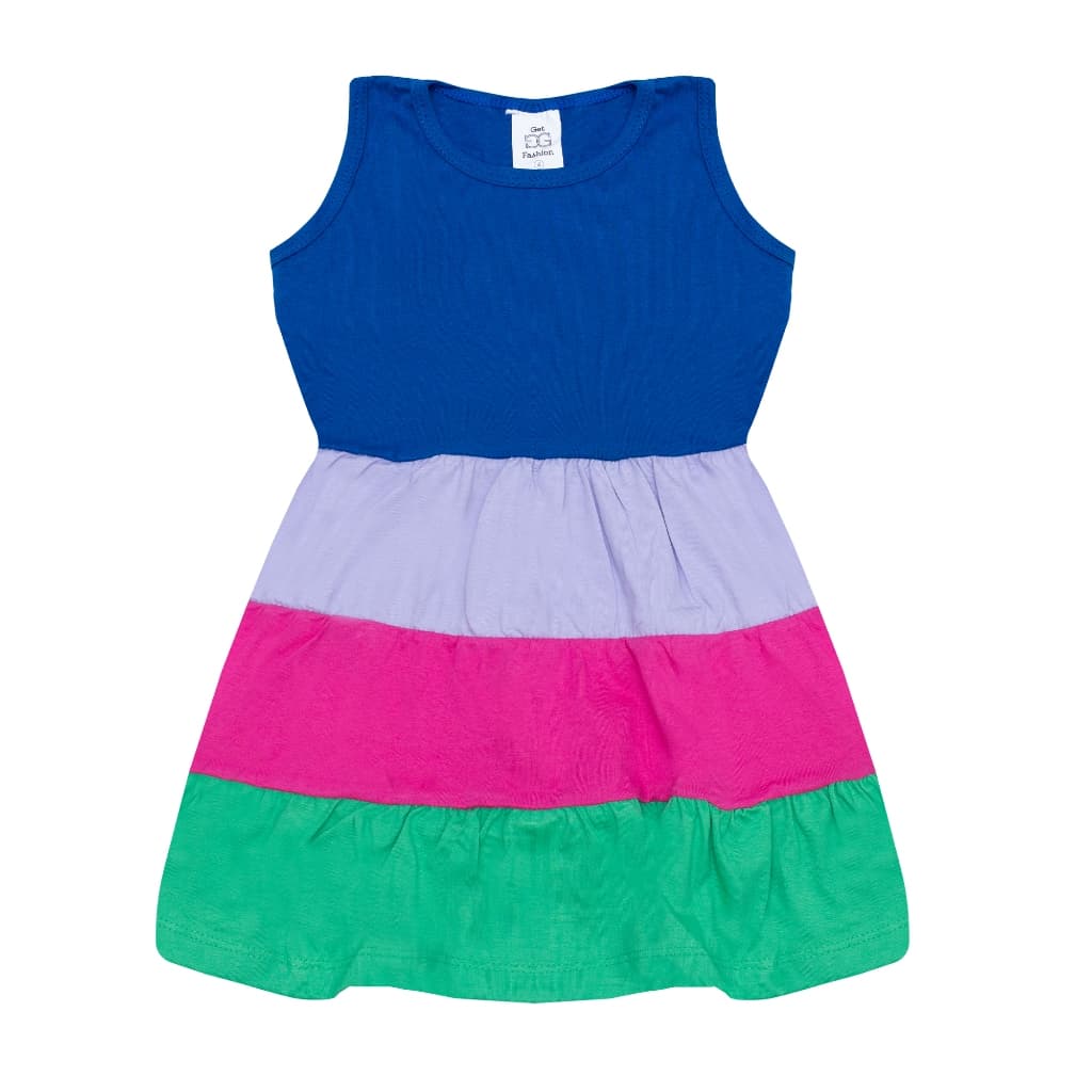 Vestido Infantil Menina Três Marias Roupa de Menina Verão Vestido de Criança