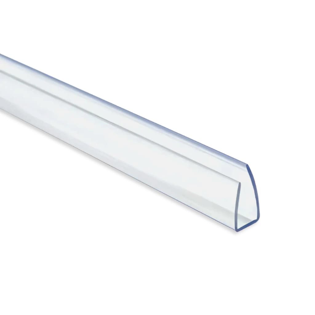 Perfil U Policarbonato 4mm E 6mm Acabamento Cristal 3 Metros