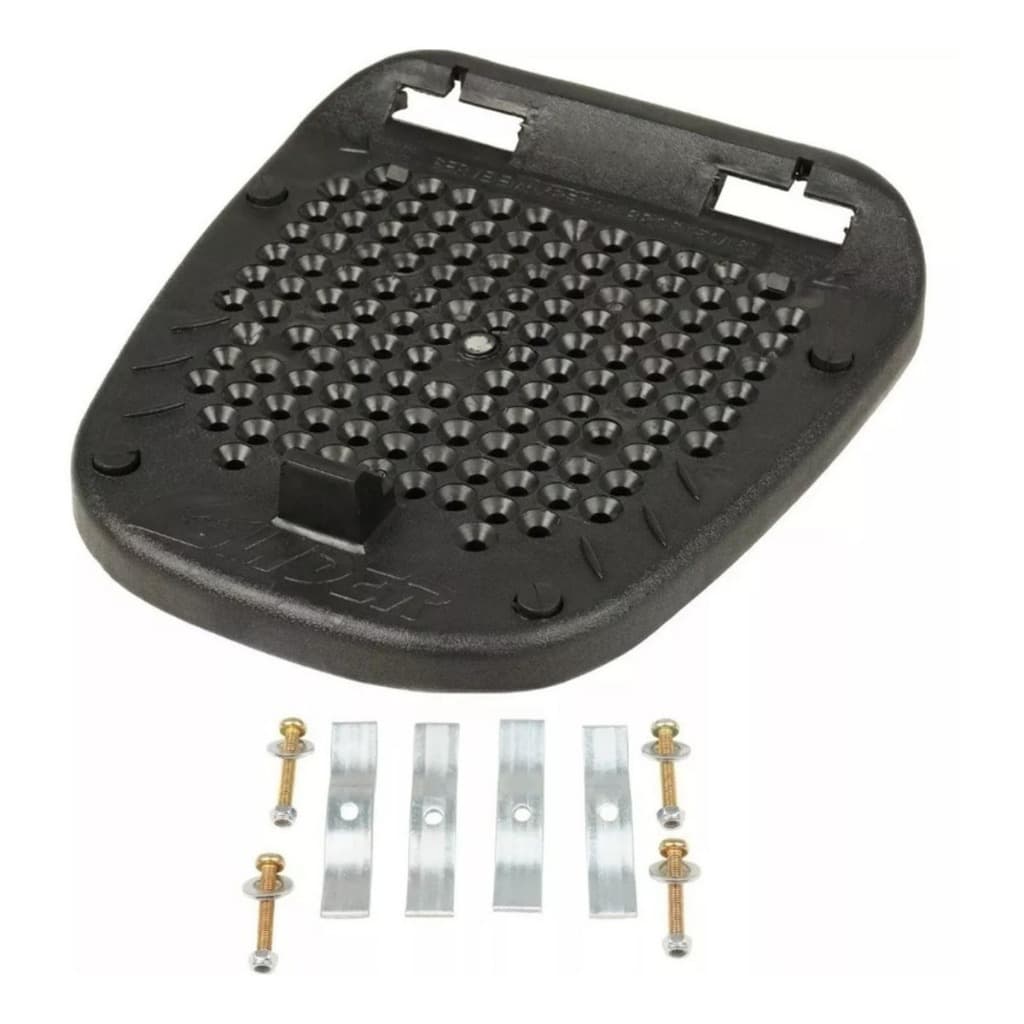 Base Para Baúleto Glider 28/33/35/38/40 Litros - C/ Kit Parafusos