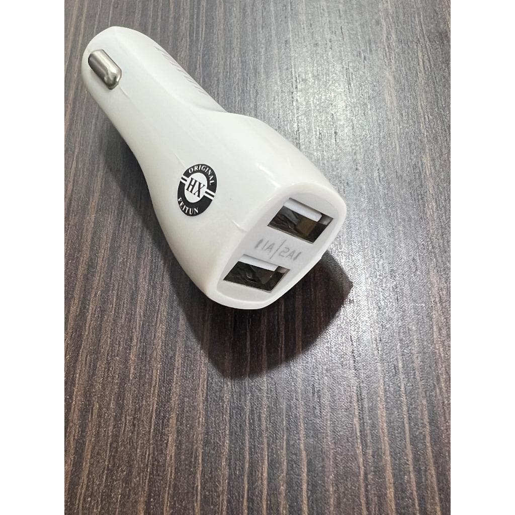 Carregador Celular Veicular Carro Feitun Fonte 2 Usb Turbo Rápido envio