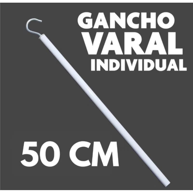 HASTE PUXADOR COM GANCHO PARA VARETAS VARAL INDIVIDUAL (50 cm)