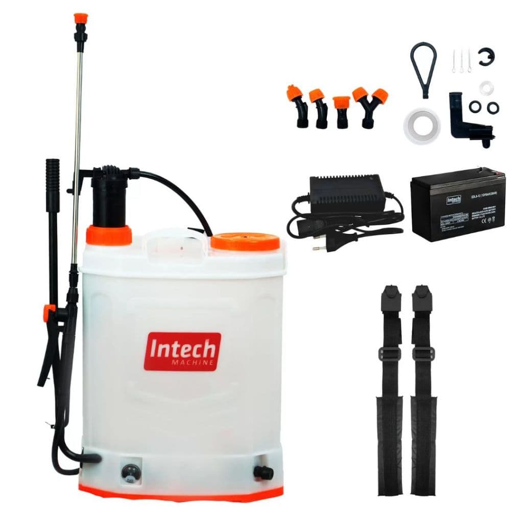 Pulverizador a bateria e manual 20L Intech Machine